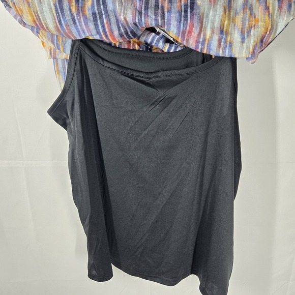 NWT Cable‎ & Gauge Boho Ikat Print Blouse Top Multicolor Large Flutter Sleeve - Picture 7 of 14